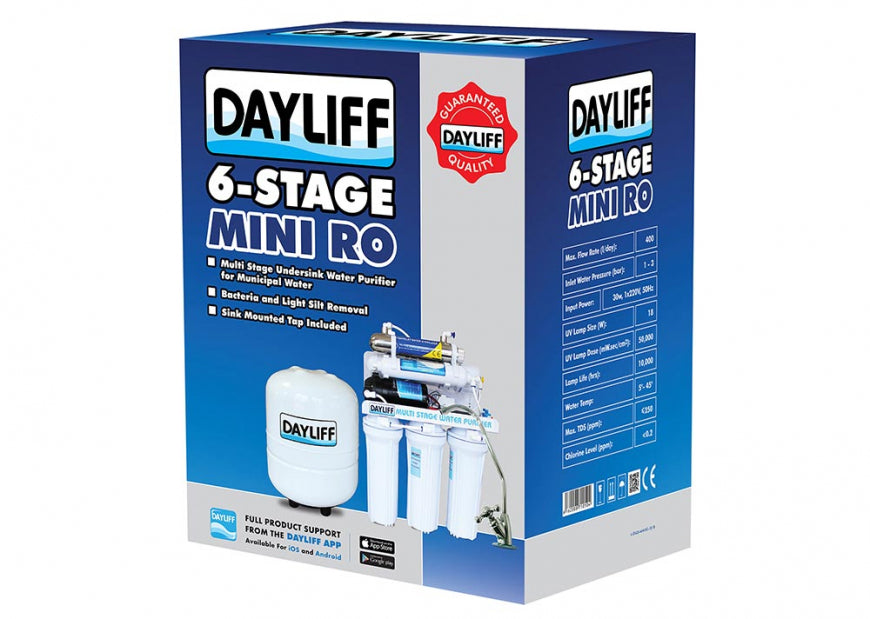 Dayliff 6-Stage Mini RO - 100GPD