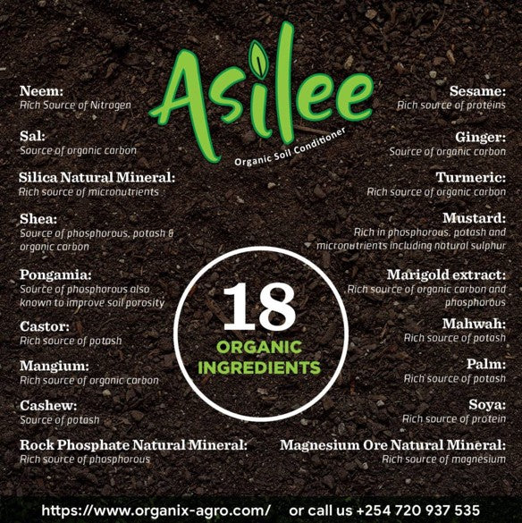 Asilee Organic Soil Conditioner - 25Kg