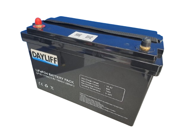 Dayliff 75AH LiFePO4 Lithium Ion Battery C/W BMS
